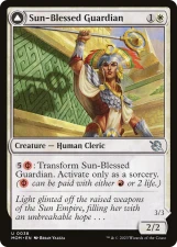 Sun-Blessed Guardian // Furnace-Blessed Conqueror card image