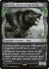 Goreclaw, Terror of Qal Sisma card image