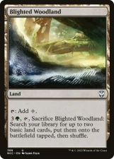 Blighted Woodland card image