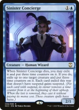 Sinister Concierge card image