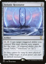 Strionic Resonator card image