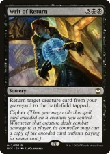 Writ of Return card image