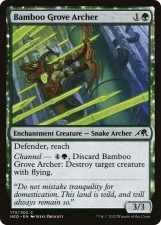 Bamboo Grove Archer card image