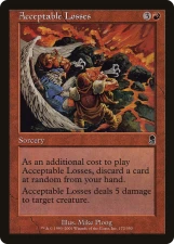 Acceptable Losses card image