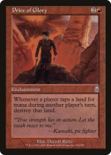 Price of Glory card image