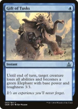 Gift of Tusks card image