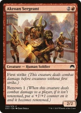 Akroan Sergeant card image
