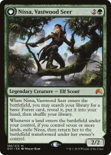 Nissa, Vastwood Seer // Nissa, Sage Animist card image