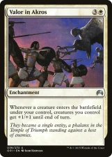 Valor in Akros card image
