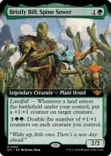 Bristly Bill, Spine Sower card image