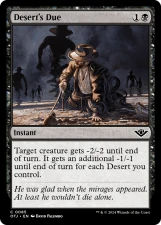 Desert’s Due card image