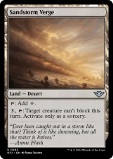 Sandstorm Verge card image