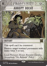 Abrupt Decay card image