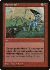 Earthquake card image