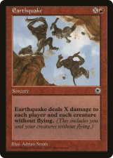 Earthquake card image