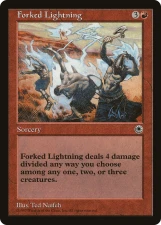 Forked Lightning card image