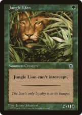 Jungle Lion card image