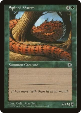 Spined Wurm card image
