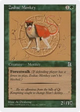 Zodiac Monkey card image