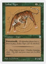 Zodiac Tiger card image