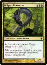Golgari Rotwurm card image