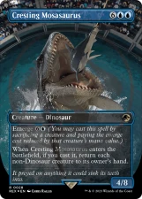Cresting Mosasaurus card image