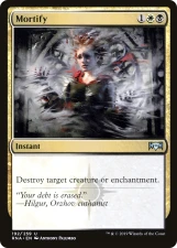 Mortify card image