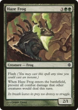 Haze Frog card image