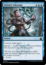 Sinister Sabotage card image