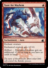 Taste for Mayhem card image