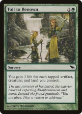 Toil to Renown card image