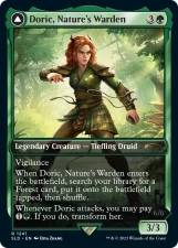 Casal, Lurkwood Pathfinder // Casal, Pathbreaker Owlbear card image