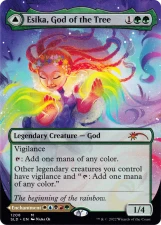 Esika, God of the Tree // The Prismatic Bridge card image