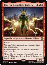 Electro, Assaulting Battery card image