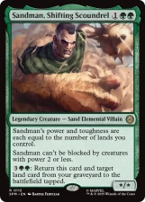 Sandman, Shifting Scoundrel card image