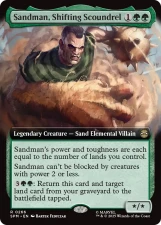 Sandman, Shifting Scoundrel card image