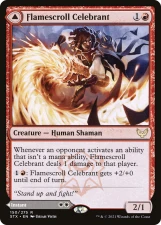 Flamescroll Celebrant // Revel in Silence card image