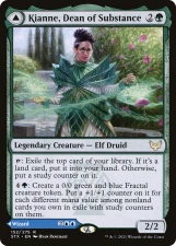 Kianne, Dean of Substance // Imbraham, Dean of Theory card image