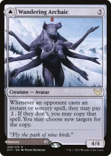 Wandering Archaic // Explore the Vastlands card image