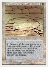 Circle of Protection: White card image