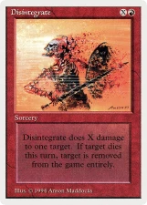 Disintegrate card image
