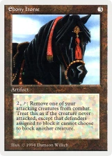 Ebony Horse card image