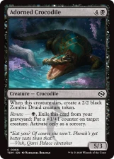 Adorned Crocodile card image