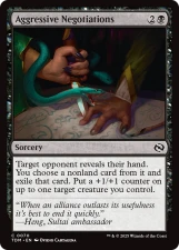Aggressive Negotiations card image