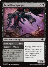 Feral Deathgorger // Dusk Sight card image