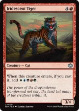Iridescent Tiger card image