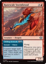Runescale Stormbrood // Chilling Screech card image