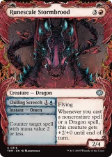 Runescale Stormbrood // Chilling Screech card image