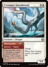 Twinmaw Stormbrood // Charring Bite card image