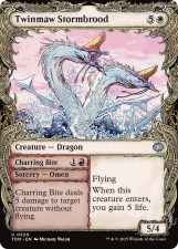Twinmaw Stormbrood // Charring Bite card image